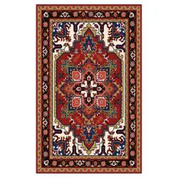 فرش مخمل نادی طرح سنتی کد o167